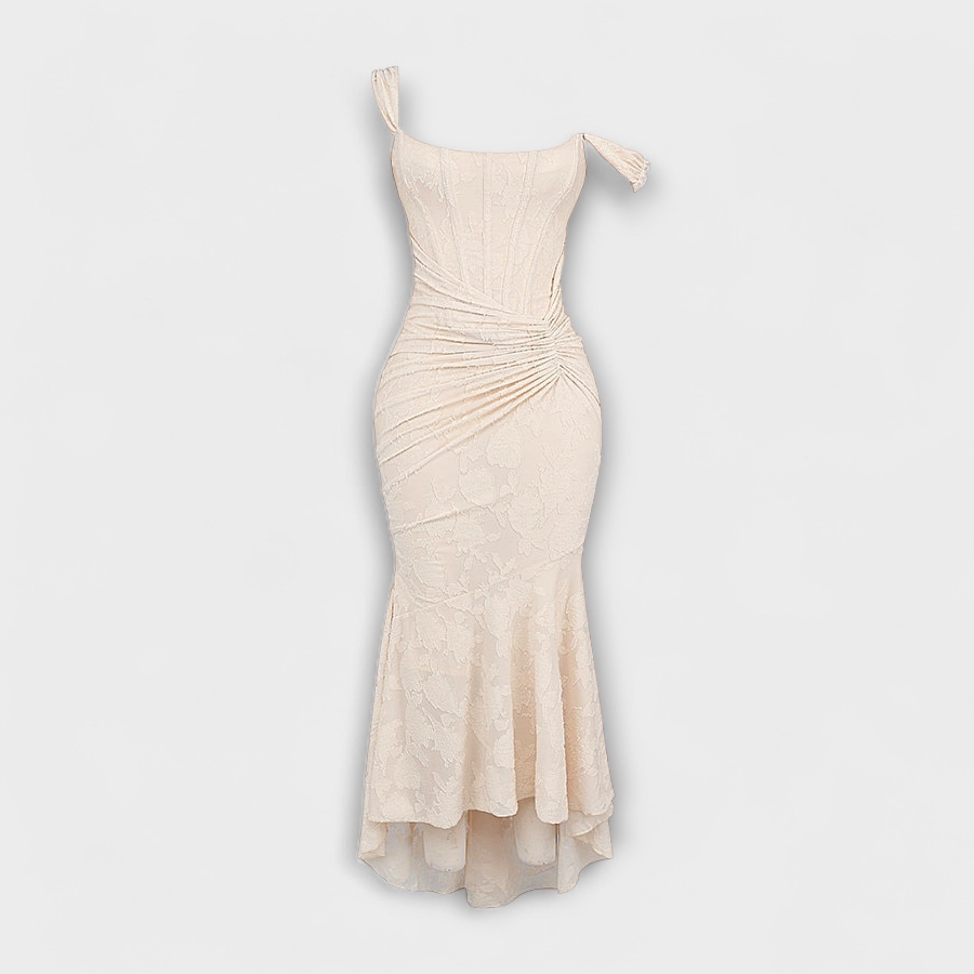 Renske - Long dress with an elegant and sophisticated bodice