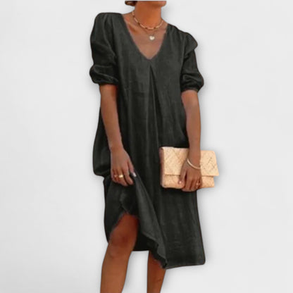 Fanny - Elegant summer dress with lace details