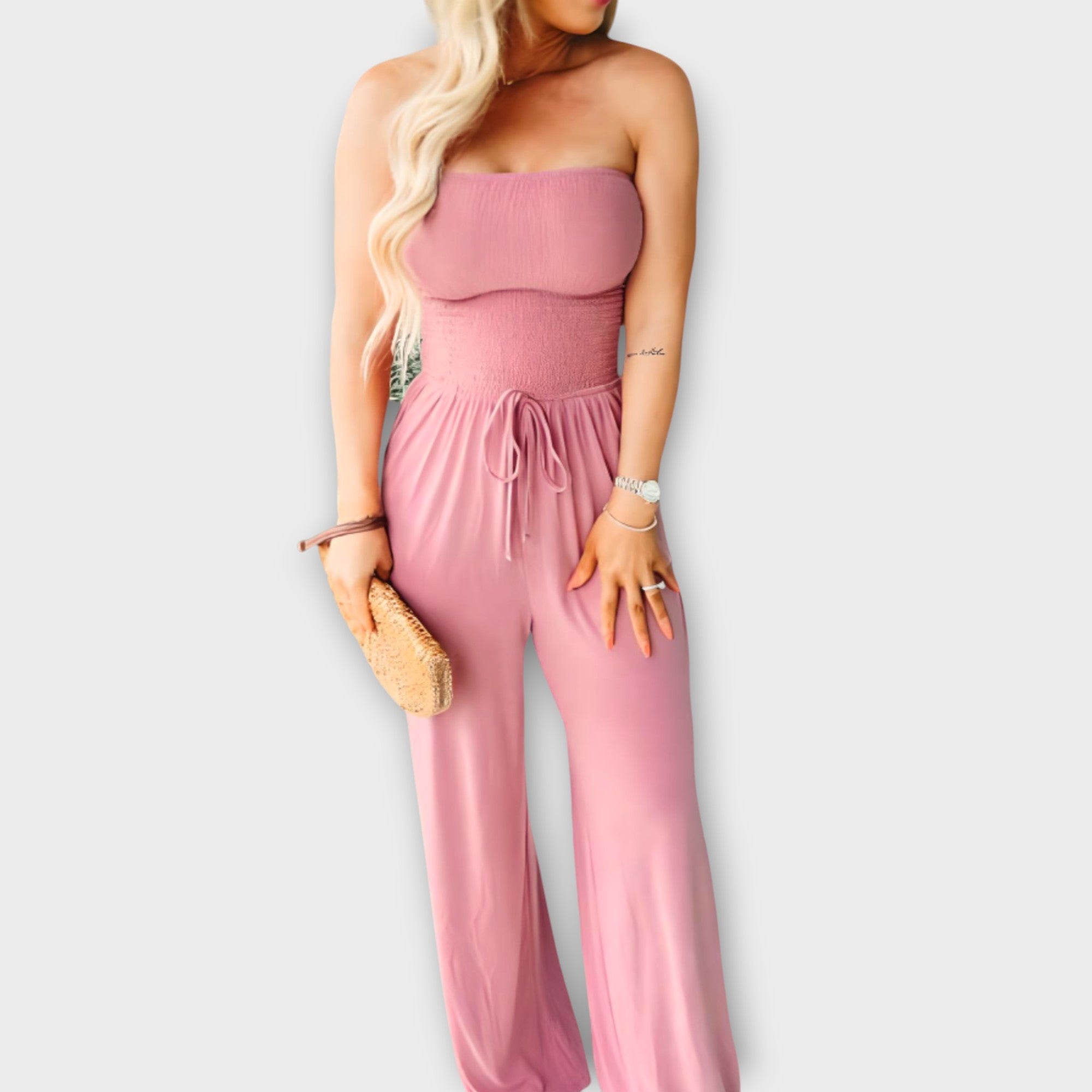 Anna Strapless Jumpsuit