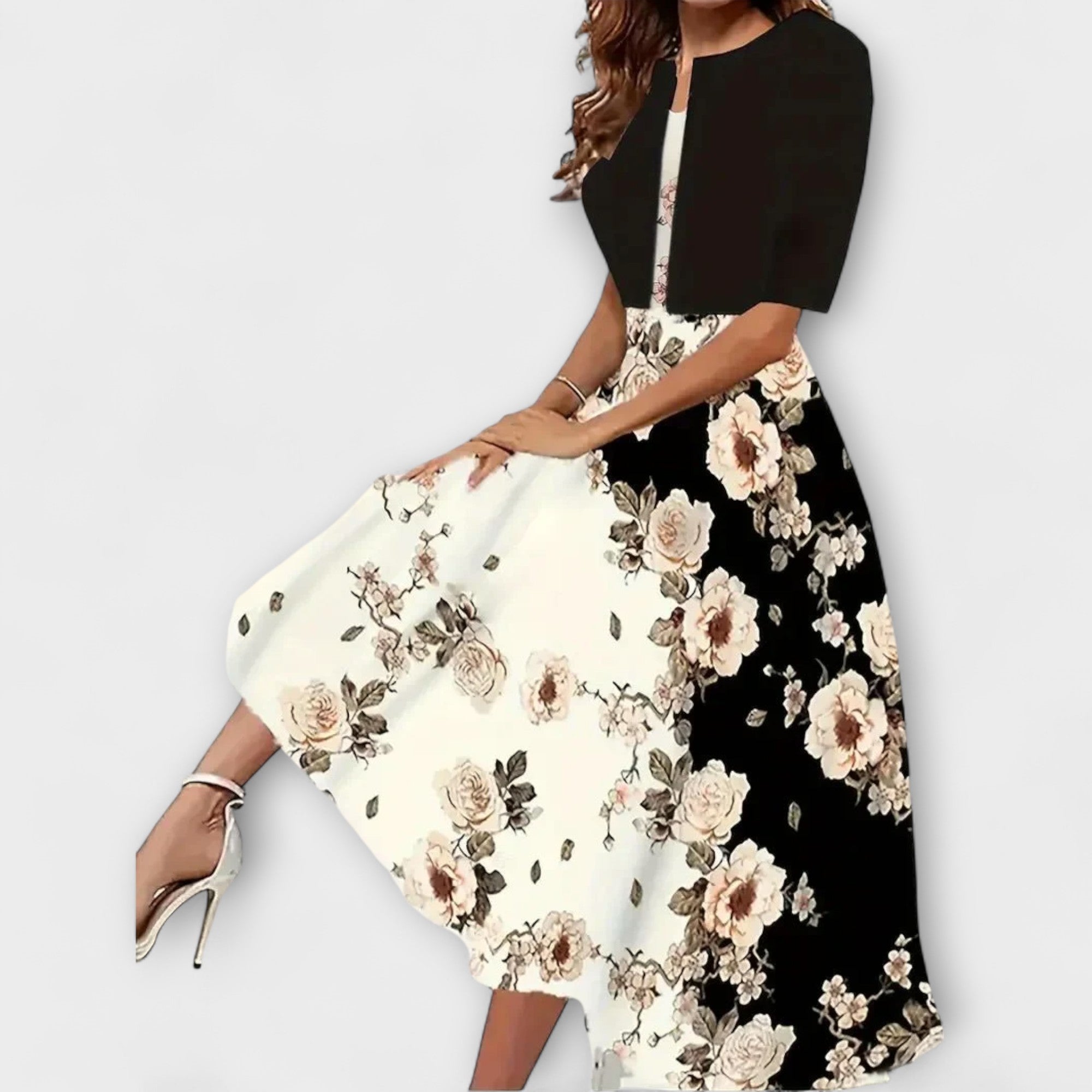 Women's Midi Dress with Jacket