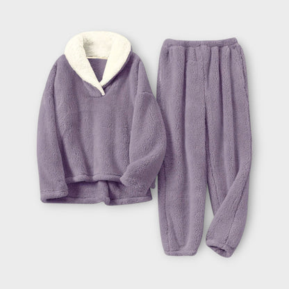 Mia Flannel Loungewear Set